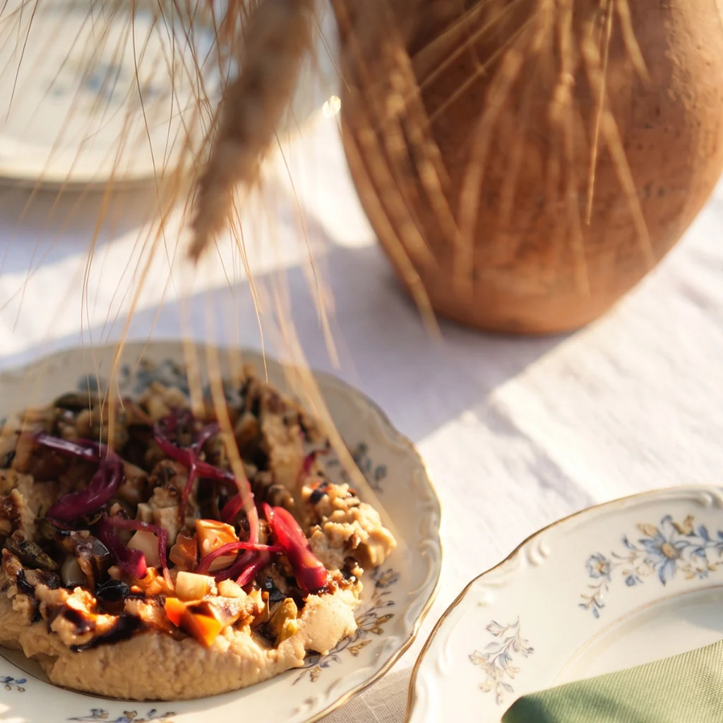 SOFRA – Marmaris Sofrası: Zeytin Ezmesi, Narlı Ege Otları, Fava & Ev Ekmeği